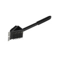 3-in-1 BBQ Grill Cleaning Brush with Wire Bristles, Scouring Pad & Metal Scraper