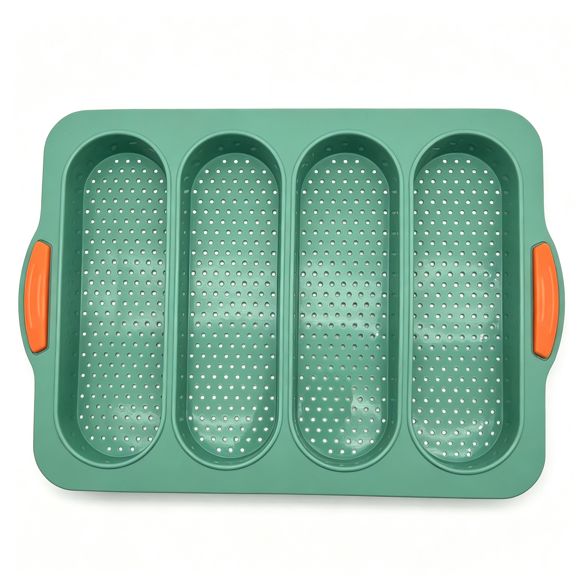 4-Cavity Silicone Baguette Baking Mold