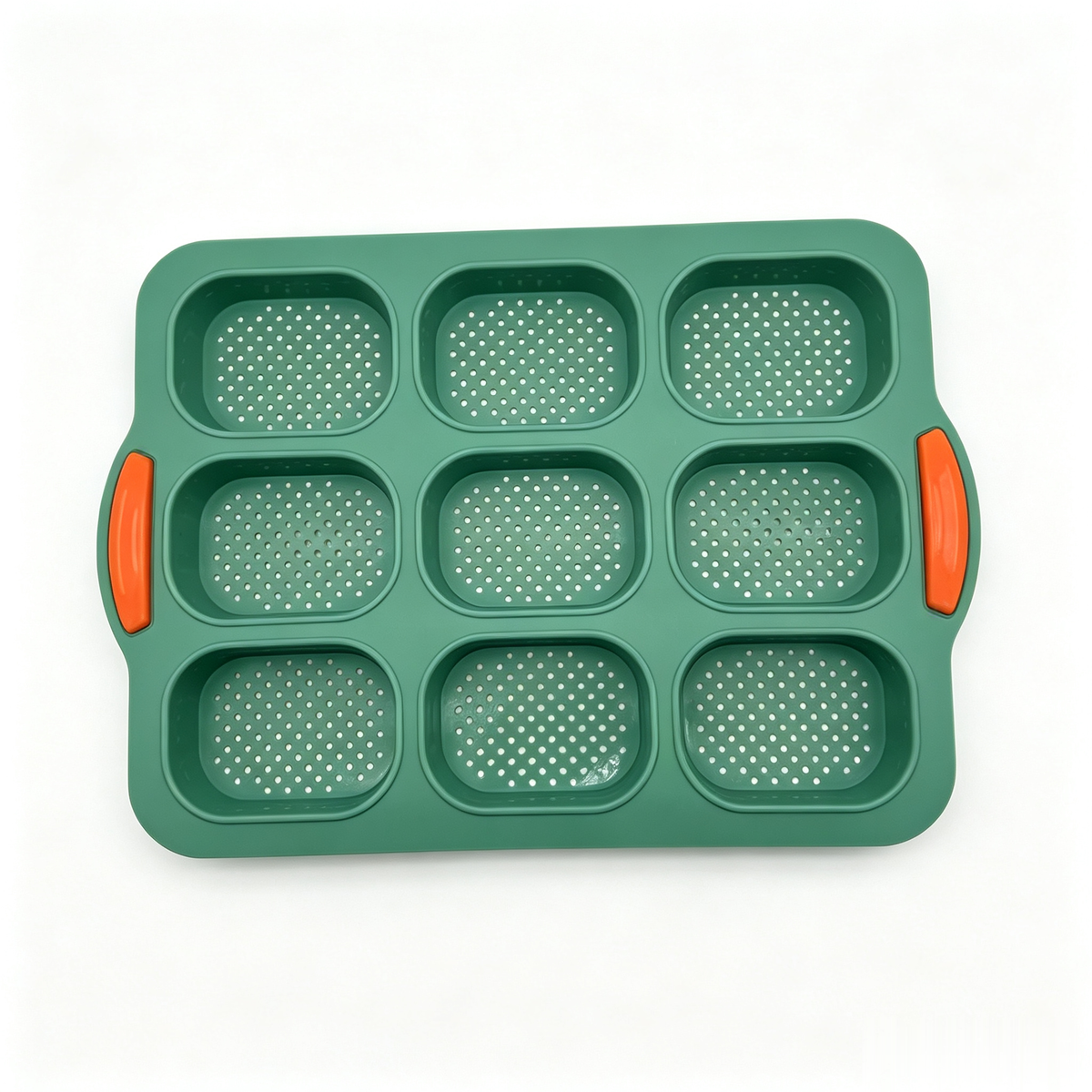 9-Cavity Silicone Mini Baguette Baking Mold
