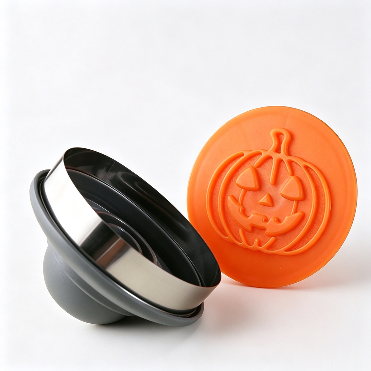 Round Cookie Cutter with PP Cookie Stamp (Halloween Design)