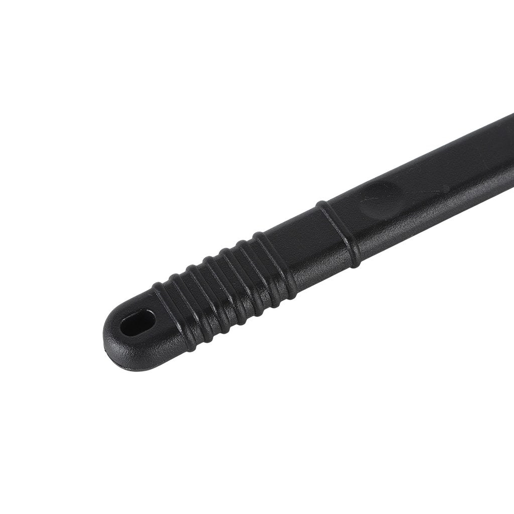 Long Handle BBQ Grill Cleaning Brush With Wire Bristles & Metal Scraper
