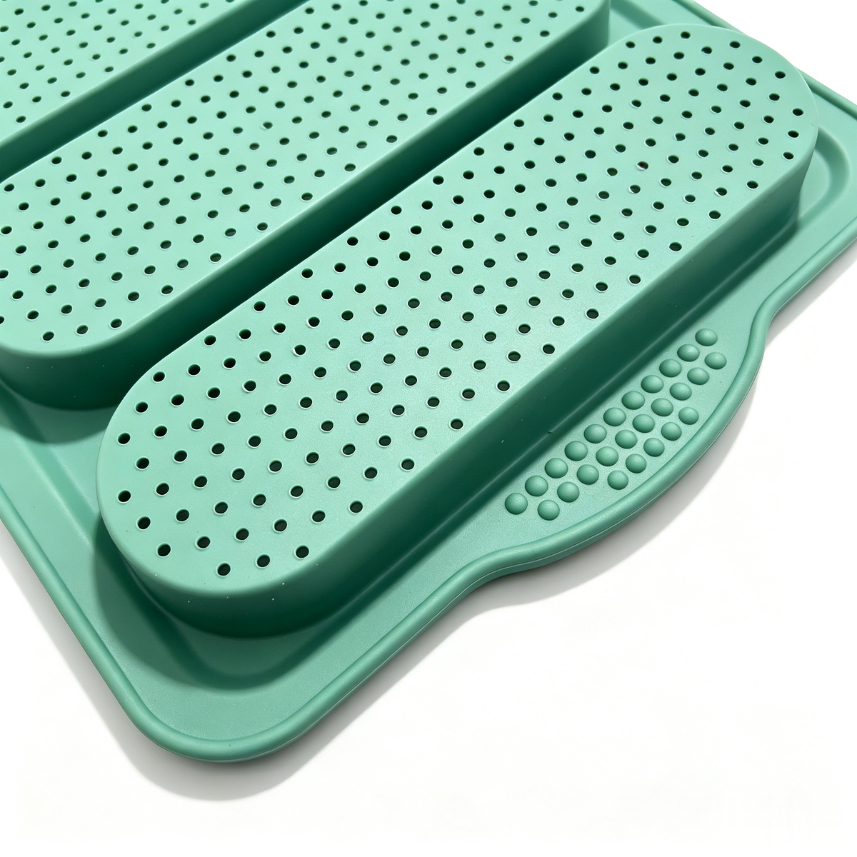 4-Cavity Silicone Baguette Baking Mold
