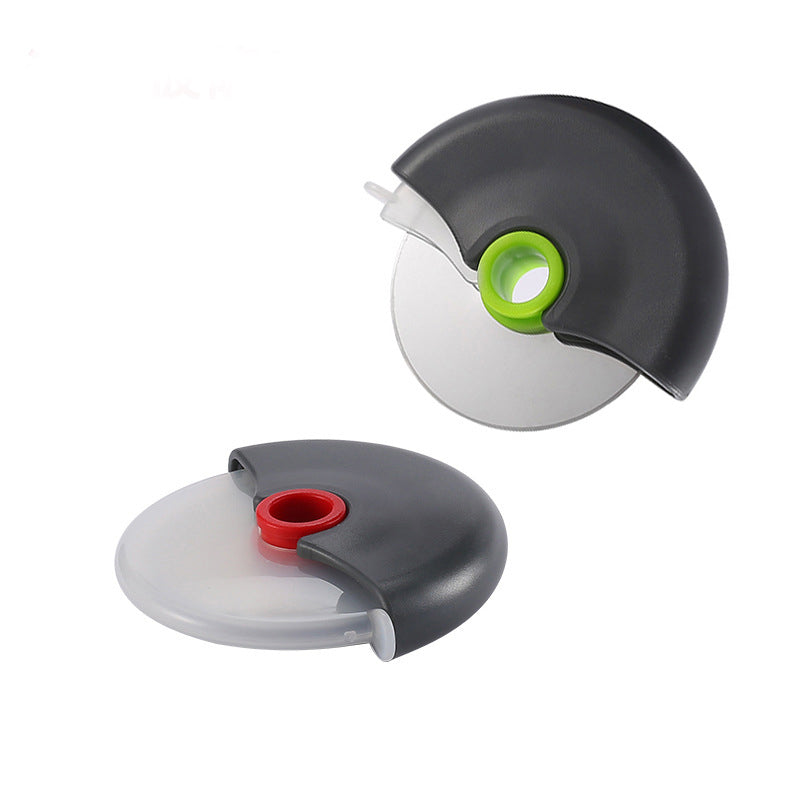 Rotary Pizza Cutter Wheel with Protective Cover