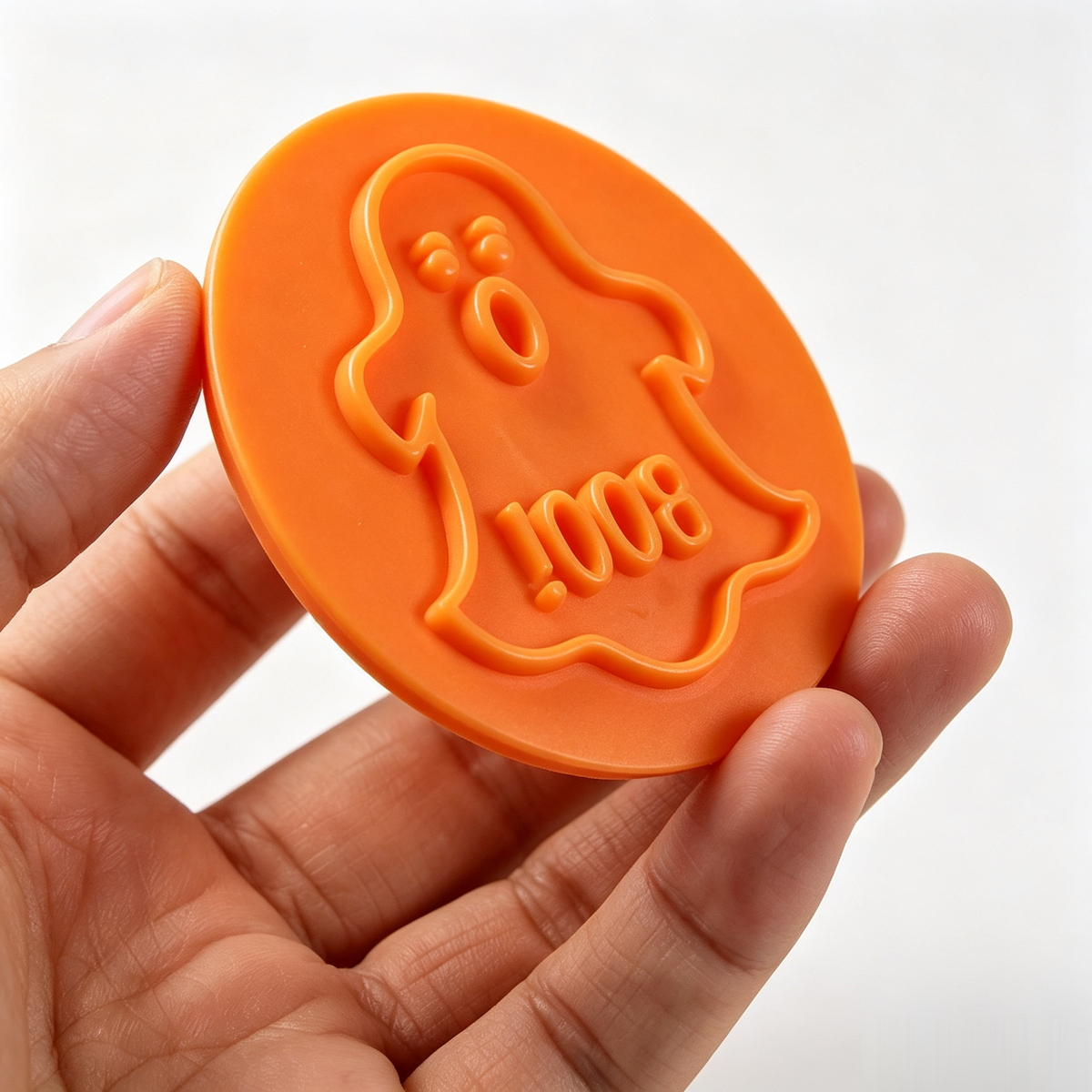 Round Cookie Cutter with PP Cookie Stamp (Halloween Design)
