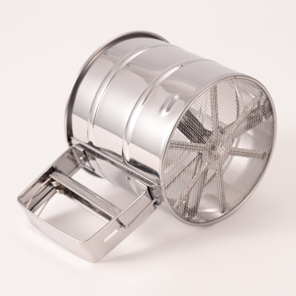 Stainless Steel Hand Press Flour Sifter