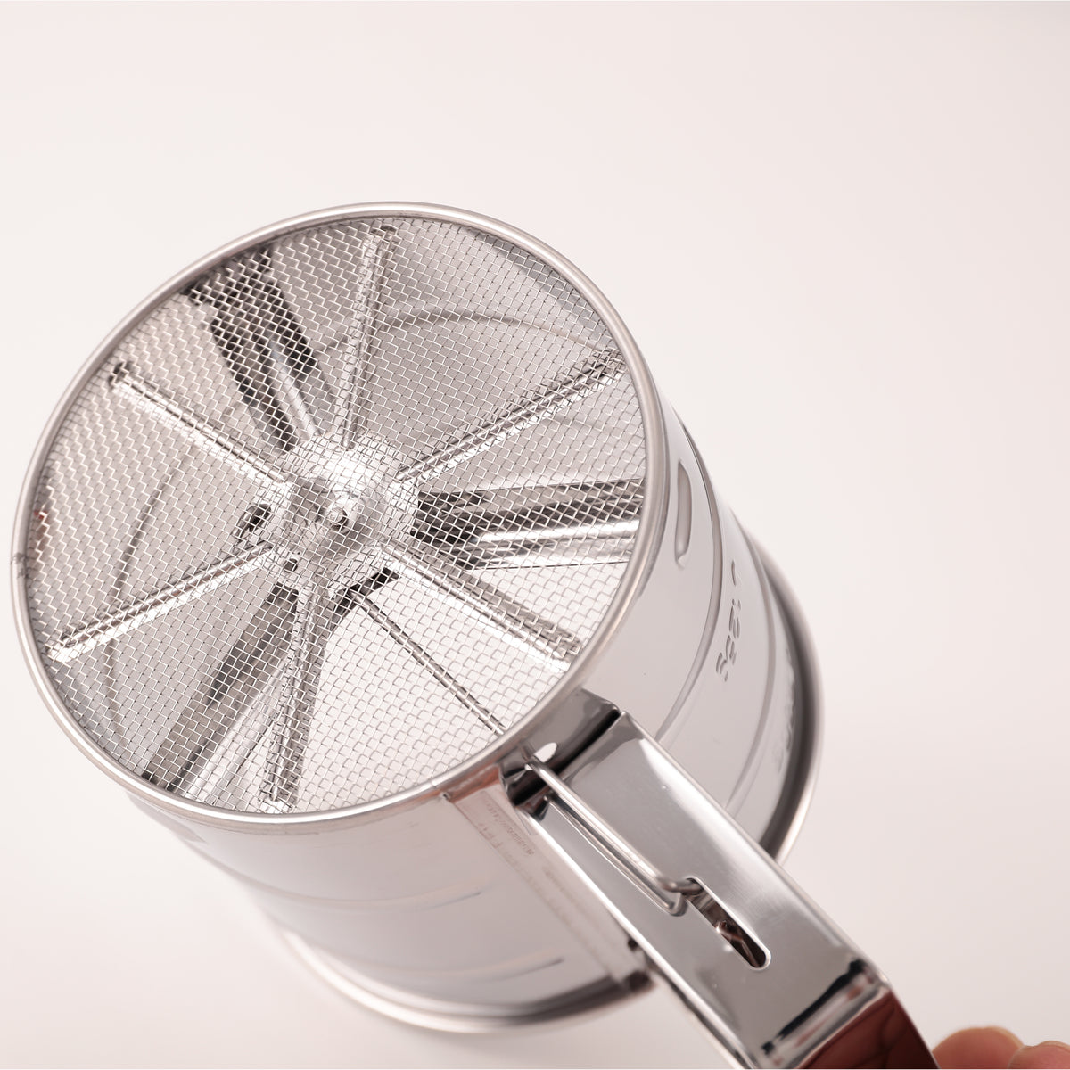 Stainless Steel Hand Press Flour Sifter